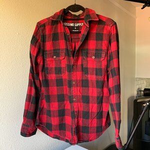 Mossimo Supply Co. Women's Black & Red Flannel S